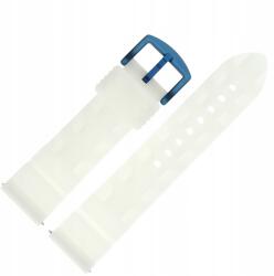  Expedition szíj Szilikon (D736) fehér világító kék kl (Pasek Expedition - Silikon (D736) biały)