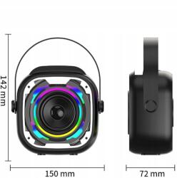  Vezeték Nélküli Karaoke Szett Bluetooth Hangszóró 2 Mikrofon Ajándékba (NieYuanGuang)