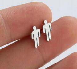 Billie Eilish Bad Guy fülbevaló, ezüst ajándék