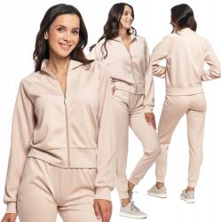 Moraj Női sport pulóver Kigombolható Finom anyag Bézs méret XL