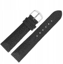  Undine szíj Rájabőr fekete acél kl (Pasek Undine - Skóra płaszczki - czarny)