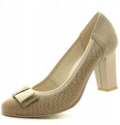 PULSO Elegáns Bőr bézs Pulso Stella cipő (Stella)