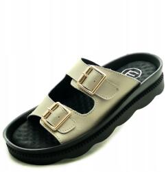 Filippo Szuper kényelmes női bőr flip-flop papucs DK3599 (DK3599)