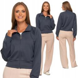 Moraj Női sport pulóver Kigombolható Finom anyag Szürke méret XL