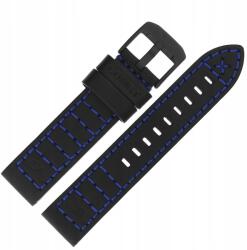  Almaz szíj Bőr (E694) fekete, kék p. fekete kl (Pasek Almaz - Skóra (E694) czarny z nieb)