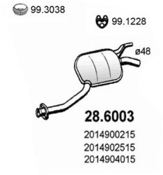 ASSO Toba esapamet intermediara ASSO 28.6003 (28.6003) - automobilus