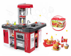 Smoby Set bucătărie Tefal Studio XXL Smoby cu bule magice şi set de hamburger 100% Chef (SM311025-3) Bucatarie copii