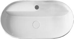 Hatria Lavoar baie pe blat, alb mat, oval Hatria Happy Hour Slim 21: 00 Alchemy 75x38 cm (A0Y8AP25)