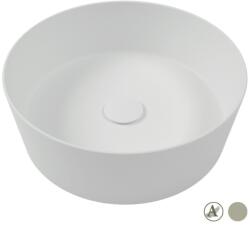 Hatria Lavoar baie pe blat, bej, rotund Hatria Happy Hour Slim Alchemy 07: 00 44x44 cm (A0Y1VG26)