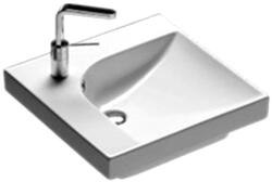 Hatria Lavoar baie suspendat, patrat Hatria Grandangolo G-50 DX 50x50 cm, varianta dreapta (YXFA)