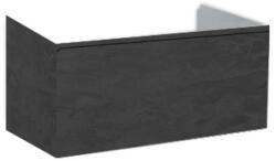 Hatria Grandangolo 75 Masca lavoar baie suspendata 72x49xH36 cm, antracit (y2ahgg)