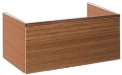 Hatria Grandangolo 75 Masca lavoar baie suspendata 72x49xH36 cm, maro deschis (teak) (y2ahkk)
