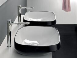 Hatria Lavoar baie pe blat, negru Hatria Abito 58 Alchemy 58x48 cm (a0yxxa06)