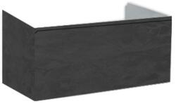 Hatria Grandangolo 100 Masca lavoar baie suspendata 97x49xH36 cm, antracit (y2aegg)