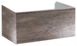 Hatria Grandangolo 100 Masca lavoar baie suspendata 97x49xH36 cm, maro/gri (rust) (y2aerr)