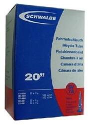 Schwalbe SV7A 20 x 1 1/8-1 3/8 (28/37-438-451) kerekesszék belső gumi 40 m hosszú bontható szeleppel, 105 g, presta
