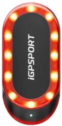 iGPSPORT SR Mini USB-ről tölthető, radaros hátsó lámpa, BLE/ANT+, 30 lumen, fekete