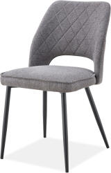 Bogdan Furniture Europe Стол К-358 тъмно сиво/черно