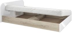 Bogdan Furniture I Легло Mod 2011 за матрак 120/190, Сонама арвен/Бял гланц