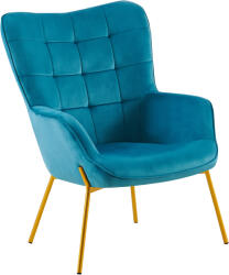 Bogdan Furniture Europe Фотьойл edo синьо/златно