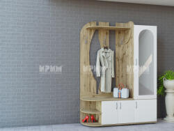 Bogdan Furniture I Портманто Mod 4037, Дъб дакота/Бяло