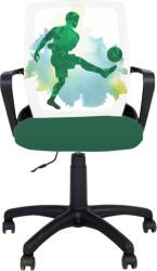 Furnit Детски стол Fly Black Football Green
