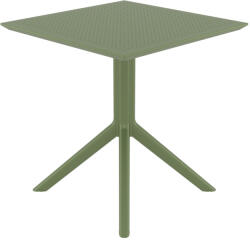Bogdan Furniture Am Маса Скай 70/70/74h маслено зелена