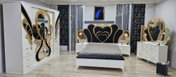 Zenith Спален комплект king, златни орнаменти