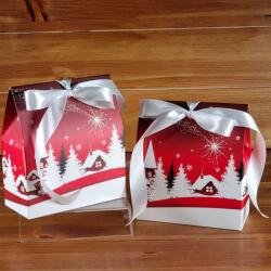  Tetőformájú karácsonyi doboz - Manós