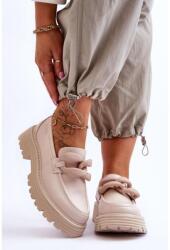 Butosklep Big Star, bézs mokaszinok, hölgyeknek (LL274581 BEŻ__25352)