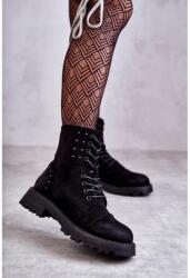 Butosklep Fekete, velúr, női csizma (K22002A BLACK__22028)