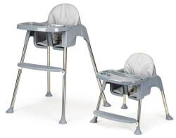 Multi Magas szürke etetőszék, 2 az 1-ben (Multi__HC-135 GRAY)