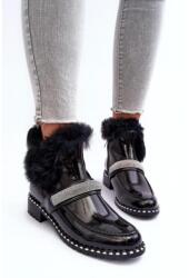 Butosklep Női csizma szőrmével (MR870-74 BLACK__27658)