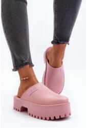 Butosklep Rózsaszín vastag talpú Big Star női papucsok (NN274020 J.RÓŻ__30123)