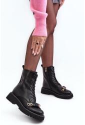 Butosklep Fekete női workerek díszítéssel (MR870-68 BLACK__27876)