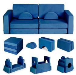 Multi Gyermek kék moduláris kanapé (Multi__TMSRT-15-NB)
