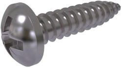  LEMEZCSAVAR INOX DIN7981 3, 9*25 D-fejű rozsdamentes A2 (1000 db/dob) (56319)