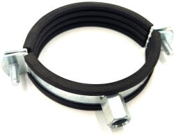  Gumis csőbilincs horganyzott 75-80 mm-ig, két csavaros 2.1/2" (25db) (55441)