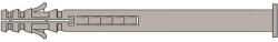  KO K-14*185 Ipari kivitelű nylon dübel 14*185 mm (25 db/dob) (52277)
