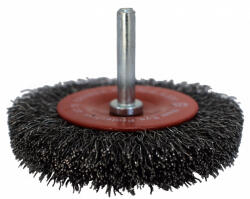 ABRABORO Száras körkefe hullámos acél dróttal (900599420114)