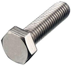  HATLAPFEJŰ SAVÁLLÓ DIN933 M20*110 mm tövigmenetes, saválló A4 ( 25db/dob) (64207)