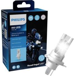 Philips H4 18W Ultinon Pro6000 HL Boost Gen2 MOTO +300% LED 5800K 11342U60B2X1 StVZO engedély