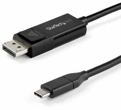 StarTech - 2 m-es (6, 6 láb) USB C - DisplayPort 1.4 kábel - CDP2DP142MBD (CDP2DP142MBD)