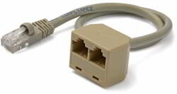 StarTech - 2 az 1-ben RJ45 elosztókábel-adapter - RJ45SPLITTER (RJ45SPLITTER)