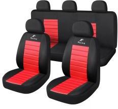  Univerzális üléshuzat szett 9 részes piros-fekete (203-6BR)