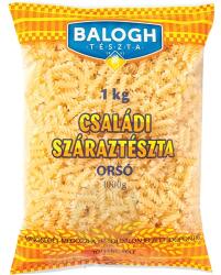 Balogh Tészta Családi száraztészta 1kg Orsó toj. nél - alkuguru