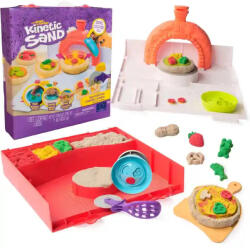 Spin Master Kinetic Sand - Kinetikus homok pizzakészítő játékszett (6072551) - morzsajatekbolt