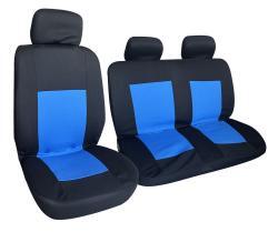  01693 1+2 Furgon üléshuzat - fekete-kék színű