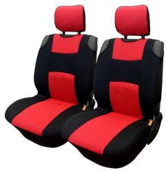  2DB-os Univerzális üléshuzat- 5mm-es habszivacs - piros-fekete