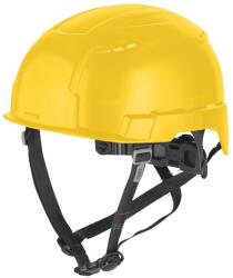 Milwaukee BOLT200 sárga, szellőző résekkel, munkavédelmi sisak Lexan héjjal, EN 397 tanúsítvány (4932478918)